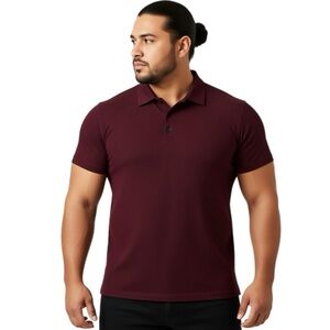 Men Ultra Comfortable Plus Polo with Stretch Fabric and Modern Silhouette in XXL